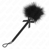 Kink Impact Touch KINK Nylon Rope Wand with Tickle Feathers &amp; Decorative Bow 25cm Juodas