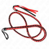 Kink Impact Touch KINK Raudona Long Snake Whip 210 cm - Flexible Faux Leather Impact Model