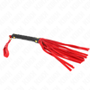 Kink Impact Touch KINK Raudona Suede Mini Whip 30cm - Compact Impact Tool with Soft Finish