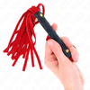 Kink Impact Touch KINK Raudona Suede Mini Whip 30cm - Compact Impact Tool with Soft Finish