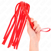 Kink Impact Touch KINK Simple Raudona Whip 45 cm - Durable Faux Leather, Ergonomic Handle