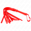 Kink Impact Touch KINK Simple Raudona Whip 45 cm - Durable Faux Leather, Ergonomic Handle