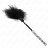 Kink Impact Touch KINK Sensual Feather Tickle Wand with Rhinestone Handle 27 cm