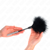 Kink Impact Touch KINK Sensual Feather Tickle Wand with Rhinestone Handle 27 cm