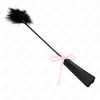 Kink Impact Touch Rožinė KINK Feather Sensory Teaser with Rožinė Ribbon Bow 49cm