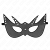 Kink Masked Allure KINK Bat Mask with Rivets 23x15cm - Juodas Faux Leather Adjustable