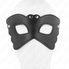 Kink Masked Allure KINK Butterfly-Shaped Vegan Leather Mask, Adjustable, 20x9 cm, Juodas