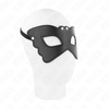 Kink Masked Allure KINK Butterfly-Shaped Vegan Leather Mask, Adjustable, 20x9 cm, Juodas