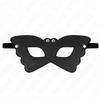 Kink Masked Allure KINK Butterfly-Shaped Vegan Leather Mask, Adjustable, 20x9 cm, Juodas