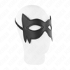 Kink Masked Allure KINK Cat Face Mask Model 3 - Anatomical Vegan Leather, 18.5x12.5 cm