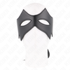 Kink Masked Allure KINK Cat Face Mask Model 1 - Juodas Vegan Leather, 34x12 cm, Adjustable