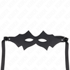 Kink Masked Allure KINK Cat Face Mask Model 1 - Juodas Vegan Leather, 34x12 cm, Adjustable