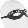 Kink Masked Allure KINK Eye Mask with Mini Rivets Model 1 Juodas 20.5x5.5cm Adjustable Strap