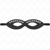 Kink Masked Allure KINK Eye Mask with Mini Rivets Model 1 Juodas 20.5x5.5cm Adjustable Strap