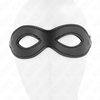 Kink Masked Allure KINK Eye Mask Model 2 with Mini Rivets, Juodas Vegan Leather, 20.5x5.5 cm