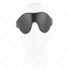 Kink Masked Allure KINK Leatherette Adjustable Bandage Mask with Elastic Belt 21x8cm Juodas