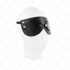 Kink Masked Allure KINK Leatherette Eye Mask with Detachable Covers 22x9cm Adjustable Fit