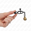 Kink Nipple Grip KINK Bell Jaw-Style Adjustable Nipple Clamps Juodas 7cm - Metal Finish