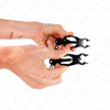 Kink Nipple Grip KINK Japanese Clover Nipple Clips with Juodas Chain 30cm - Adjustable Metal Design