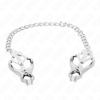Kink Nipple Grip KINK Japanese Clover Clamp Set with Sidabrinis Chain 30cm - Precision Steel Design