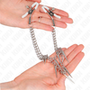 Kink Nipple Grip KINK Nipple Clamps with Spiked Chains 30cm - Adjustable Metal Design
