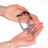 Kink Nipple Grip KINK Nipple Clamps with Triple Chain Sidabrinis 20/23/28cm Adjustable Design