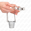 Kink Nipple Grip KINK Sidabrinis Adjustable Nipple Clamps with Chain - Precision &amp; Style