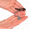 Kink Nipple Grip KINK Sidabrinis Bell Pendant Adjustable Nipple Clamps 6cm - Metal &amp; Precision Fit