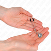 Kink Nipple Grip KINK Thin Bell Adjustable Sidabrinis Clamps 7 cm - Precision Metal Design