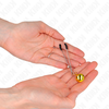 Kink Nipple Grip KINK Thin Bell Nipple Clamps Gold 7 cm - Precision Adjustable Metal Design