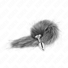 Kink Pleasure Plugs KINK Intimate Plug Model S with 40cm Synthetic Pilkas Tail, 7x3cm
