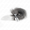 Kink Pleasure Plugs KINK Medium Silicone Plug with 40cm Pilkas &amp; Baltas Synthetic Tail