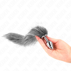 Kink Pleasure Plugs KINK Intimate Plug Model S with 40cm Synthetic Pilkas Tail, 7x3cm