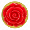 Kink Pleasure Plugs KINK Metal Plug Gold with Raudona Rose Accent - Size S, Stainless Steel