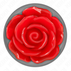 Kink Pleasure Plugs KINK Stainless Steel Plug Rose Raudona M - Elegant Intimate Priedas 7cm