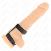 Kink Ring Power KINK Adjustable Double Leather Ring - Precision Fit, Juodas, Universal Size