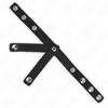 Kink Ring Power Kink Adjustable Leather Divider Ring - Customizable Fit, Juodas Leather