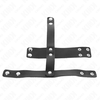 Kink Ring Power KINK Leather Cage Ring Adjustable Divider - High-Quality Juodas Strap System