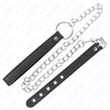 Kink Ring Power KINK Leather Ring with 60cm Metal Chain &amp; Adjustable Leather Strap 21.5x2cm