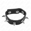 Kink Ring Power KINK Leather Ring with Adjustable Pressure, Raudona Lining, 21x1.5 cm