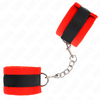 Kink Wrist Restraint KINK Beginner Fur Wrist Restraints Juodas-Raudona 30x7 cm Adjustable Comfort