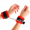 Kink Wrist Restraint KINK Beginner Fur Wrist Restraints Juodas-Raudona 30x7 cm Adjustable Comfort