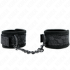 Kink Wrist Restraint Kink Dark Lace Neoprene Adjustable Wrist Cuffs Juodas 20-29cm x 5cm