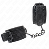 Kink Wrist Restraint KINK Dark Lace Adjustable Wrist Cuffs Juodas 19-26 cm - Elegant Bondage Restraint