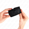Kink Wrist Restraint Kink Dark Lace Neoprene Adjustable Wrist Cuffs Juodas 20-29cm x 5cm