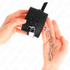Kink Wrist Restraint KINK Deluxe Adjustable Locking Wrist Bands Juodas 14.5-21 cm x 6 cm