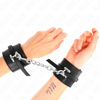 Kink Wrist Restraint KINK Deluxe Adjustable Locking Wrist Bands Juodas 14.5-21 cm x 6 cm