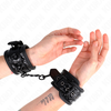 Kink Wrist Restraint KINK Diamond Pattern Adjustable Wrist Restraints Juodas 17-26 cm