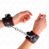 Kink Wrist Restraint KINK Fur-Lined Adjustable Wrist Restraints Raudona/Juodas 17-29cm x 6cm