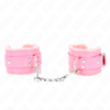 Kink Wrist Restraint Rožinė KINK Fur-Lined Adjustable Wrist Restraints Rožinė 17-29cm Premium Comfort